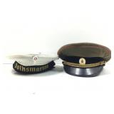 Soviet Army officers visor cap &German sailors