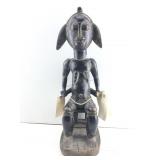 Carved wood Baouleï¿½ ancestor figure from the