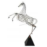 6ft Curtis Jere 1977  Stallion Sculpture. Signed