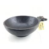 This item is a large wooden bowl possibly a Dayak