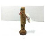 Hand carved wood totem pole figure from SE