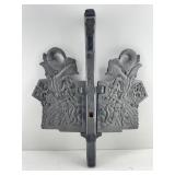 Carved Wood Indonesian Lamp Stand For Wayang