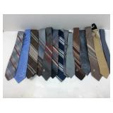 Collection of ties.