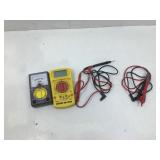 Commercial Electric and Sperry DM-350a multimeter
