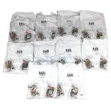 10 bagged new t shirts. BAR Las Vegas. Size L