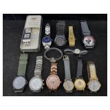 Assorted Watches Incl. Timex, Bke, Aeropostale &