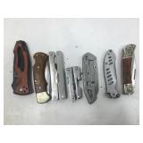 Pocket knives, multi tools. Assorted