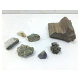 Assorted stone specimens