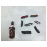 Pocket knives, multi tools. Assorted
