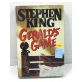 Stephen King Geraldï¿½s Game book. Plastic wrapped.