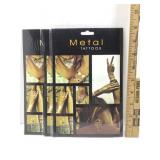 New Metal tattoos sheet sets.