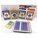 Assorted playing cards