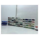Bead crafter organized lot. Assorted