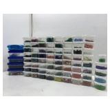 Bead crafter organized lot. Assorted