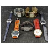7 Quartz Watches Incl. Brighton, Timex, Tommy