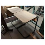 Pair Bed/Sofa Side Tables with Removable Tops and