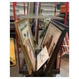 Assorted Framed Prints and more - largest approx.