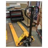 Extended Blade Pallet Jack - Uline Working Great