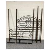 Metal Queen sz canopy bed