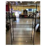 Rolling Metal NSF 6ft Tall Rack - 4 Shelves
