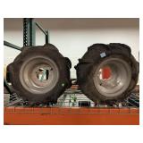 Pair ATV ITP Tires on Aluminum Rims