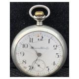 Hampden Wind-up Pocket Watch, 17 Jewels, Sz 18s,
