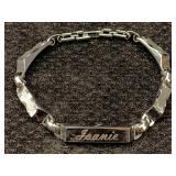 Sterling Silver Embellished Bracelet, Tw 17.8g,