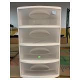 Plastic 4 Drawer Organizer - approx. 2ft tall