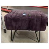 Purple Vanity Stool Hairpin Legs