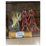 New Clamps, Rope and Work Gloves