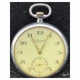 Limoges Wind-up Pocket Watch, Sz 12, 15 Jewels,