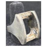 Sterling Silver Ring, No Stone, Tw 18.6g, Sz 9