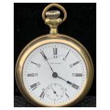 Waltham Wind-up Pocket Watch, Sz 18s, 15 Jewels,