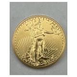2021 1/4ozt .999 Fine Gold $10 American Eagle -