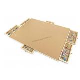 Wooden Puzzle Board with 6 Drawers in Box -
