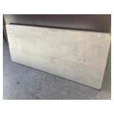 Lifetime folding legs table, approx 72x30in