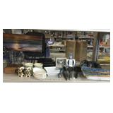 Waffle Grill, Wire Baskets, Serving Dishes,