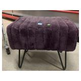 Purple Vanity Stool Hairpin Legs