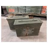 Pickup at Mall - Pair Small Metal Ammo Cans -