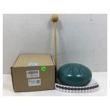Steel tongue 6in drum musical instrument in box.