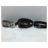 Assorted belts.