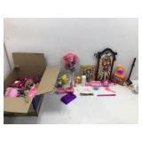 Assorted dolls and more.