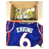 Mixed lot jersey & batman cards