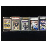 Mixed lot of graded cards