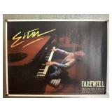 Orig. Elton John Farewell Tour Concert Poster -
