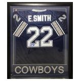 Emmitt Smith of the Dallas Cowboys signed jersey