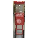 Nostalgia PopCorn electric cart, approx 45in tall,