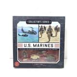 US Marines Collectors Series Book with 4 Models -