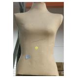 Half torso mannequin, approx 15x24in
