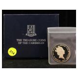 .925 silver treasure coins of the Caribbean with